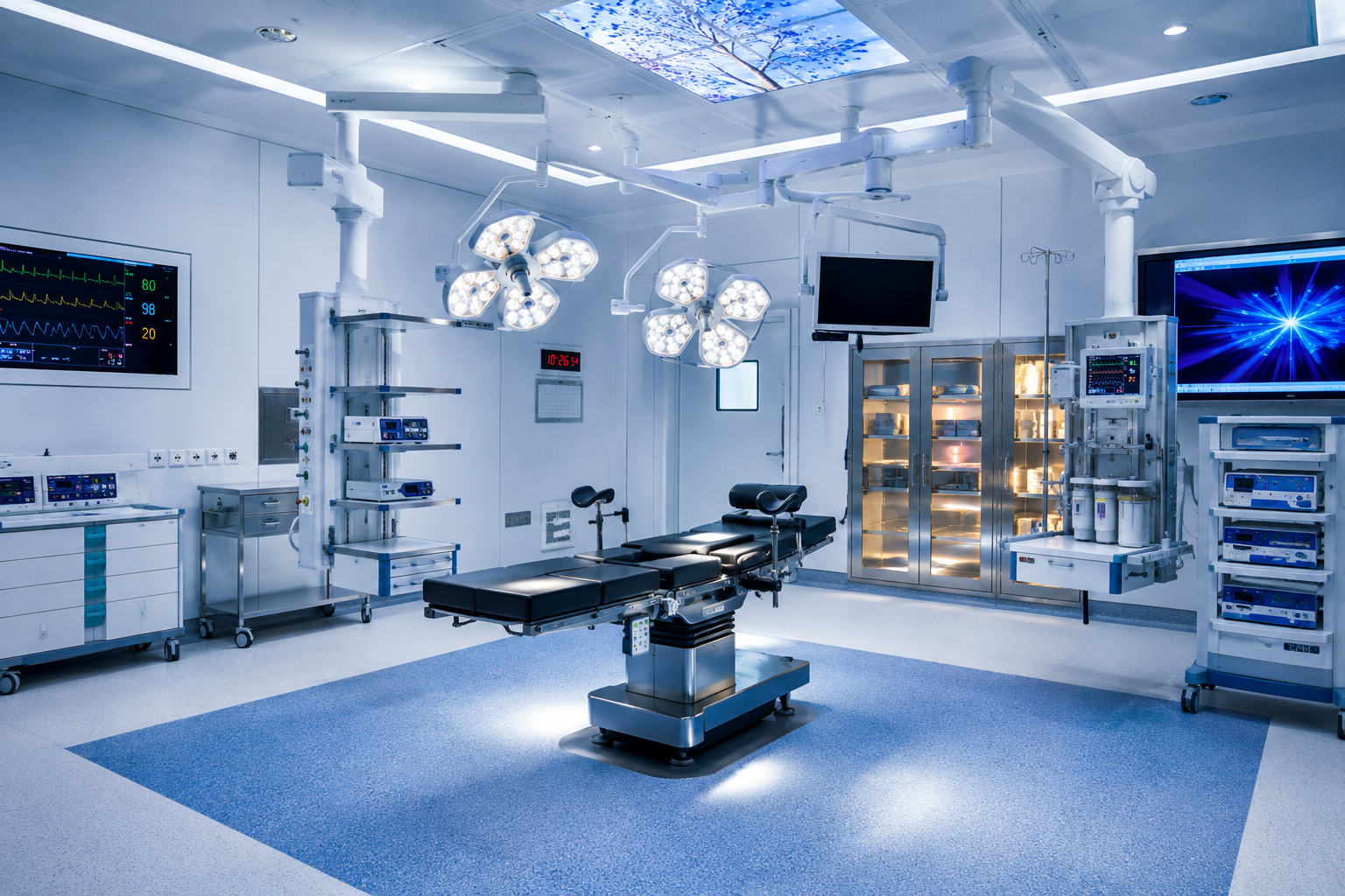 Modern operation theatre at Udayan Hospital